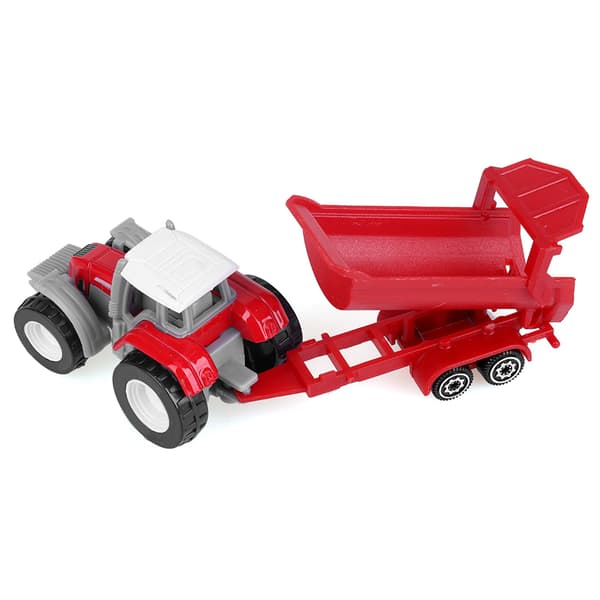 4 st/set 1:64 Skala Hög Simulering Jordbruksfordon Modell Mini Barn Billeksak