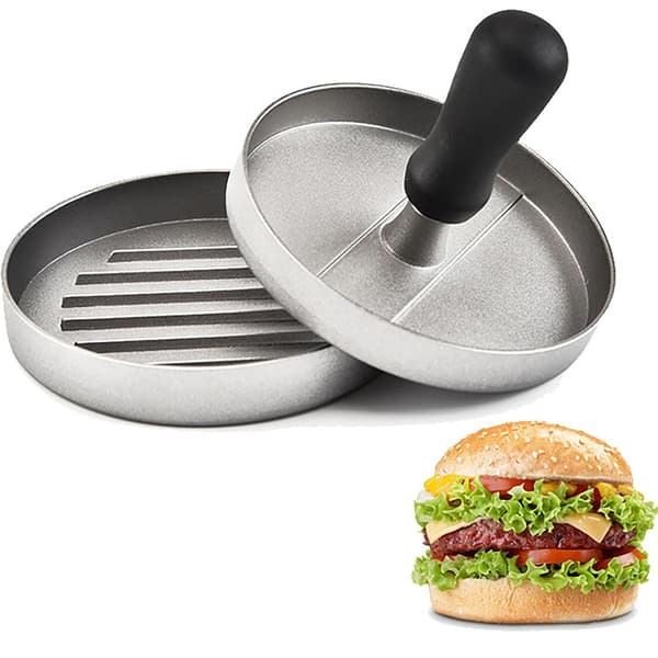 46 Inch Round Stainless Steel Hamburger Press Mold Kitchen Grill Tool