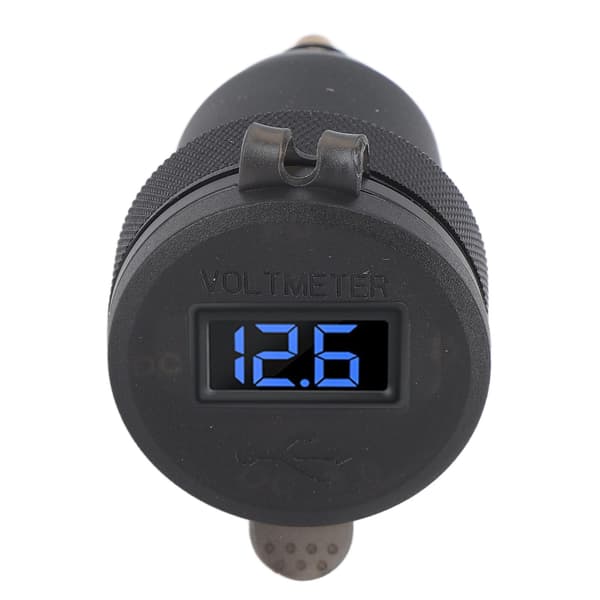 USB Billader QC3.0 PD Port Hurtiglading Strømadapter for 1 2 3-serien DC12 til 24V EU-grensesnitt Blå