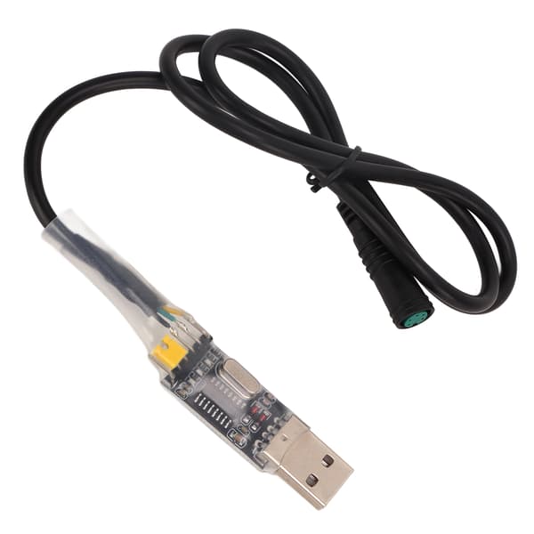 Elektrisk sykkel USB-programmeringskabel 5-pinners hun USB 2.0-plugg for BBS01 Mid Drive-motor