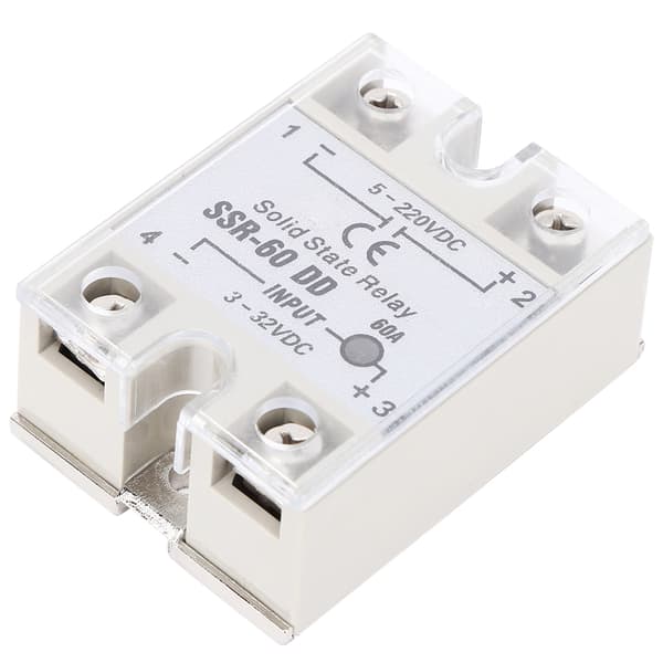 SSR60 DD Solid State -rele DC Kosketukseton Kytkin 5-220VDC Korkea Laatu