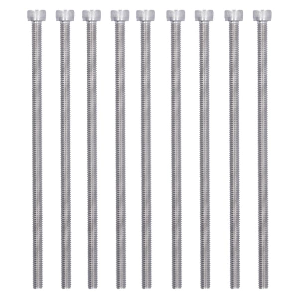 30 stk. A2-70 304 Rustfrit Stål M6x100 Hex Bolt Socket Cap Hoved Skrue Marine Grade Fastgørelses Hardware