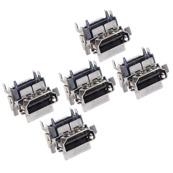 5 stk. 1080P HDMI Socket Port Interface Connector Udskiftning til Xbox One S Spillekonsol