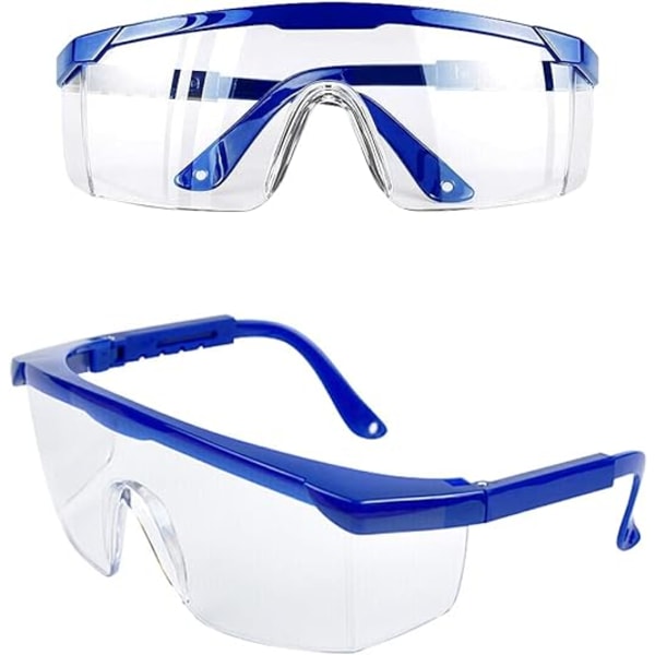 2 ST Anti-dimglasögon Blå ramar UV-beskyttelsesglas til barn