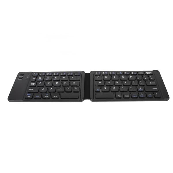 Vikbart Bluetooth Tangentbord Slim Portabel Trådlöst för Windows 7 8 Tablet Notebook Mobiltelefon Svart
