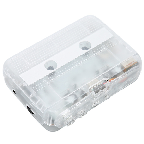 TON007B Bluetooth Kassettspelare Auto Reverse Stereo Hörlurar Vit