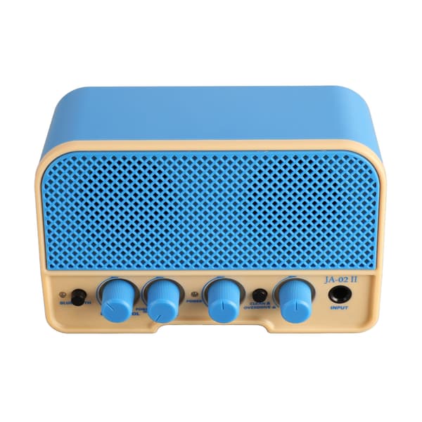 Elgitarrförstärkare Ren Overdrive Dubbla Kanaler AUX Bluetooth för att spela Sky Blue