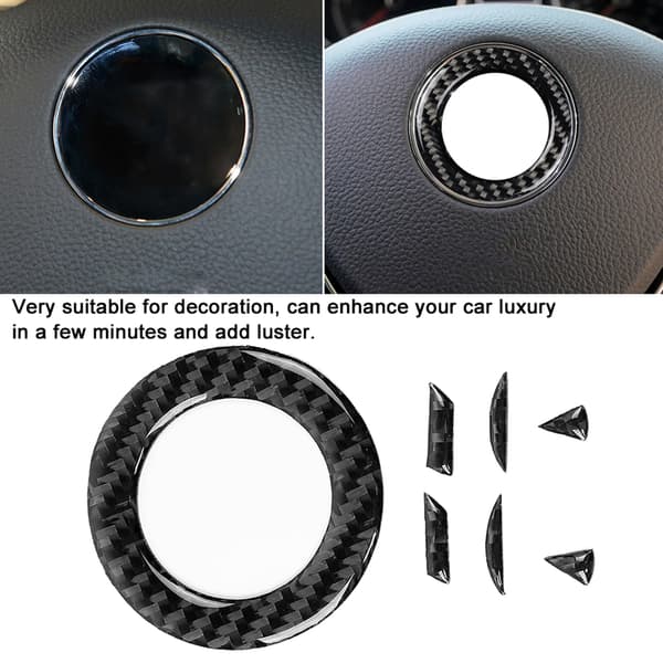 Kulfiber Rat Emblem Fyld Decal Sticker Bil Dekor Tilbehør til CC