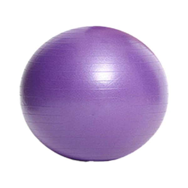 Träningsboll Yogabollstol för fitness, stabilitet, balans, pilates, förlossning - med snabbpump Purple