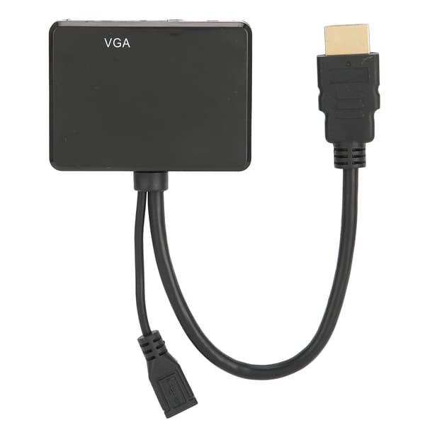 HDMI til VGA Konverter Sort
