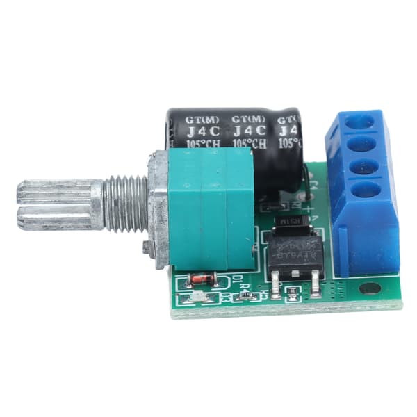 PWM Motor Hastighedsregulator 4.5V til 35V DC Regulator LED Lysdæmper Knap 0 til 5A