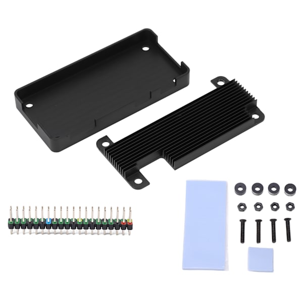 Aluminiumlegering Køleprofil Kabinet Passiv Køling Kabinet Pin Header til Raspberry Pi Zero