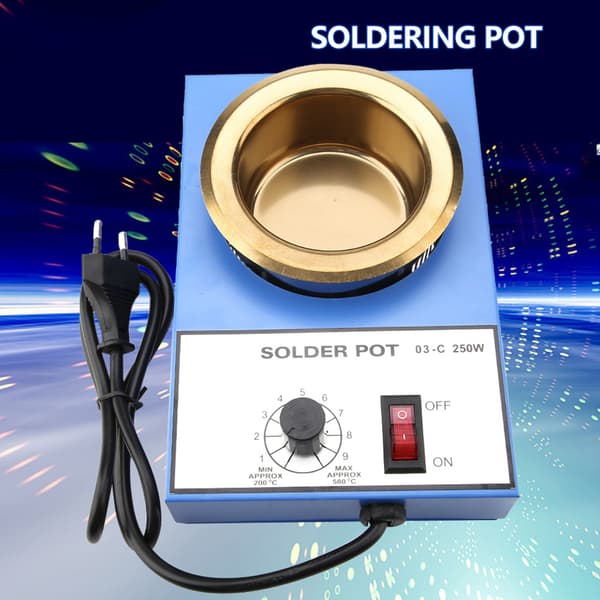 220V 80mm Loddebolt Loddekar Avloddebad (EU-plugg) (250W)