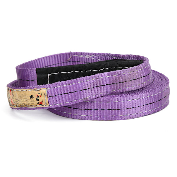 5m x 30mm Lilla Polyester Løftestroppe Industriel Kran Løfte Webbing