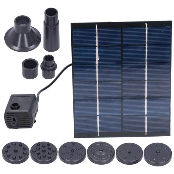 2W Solar Fontæne Panel Vandpumpe Udendørs Landskab Dam Dekorationssæt