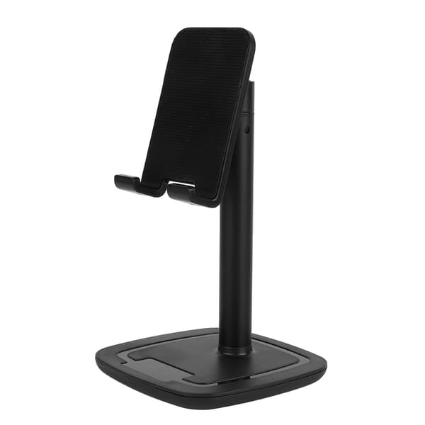 Sort Aluminiumlegering Foldbar Teleskopisk Desktop Mobiltelefon Stativ