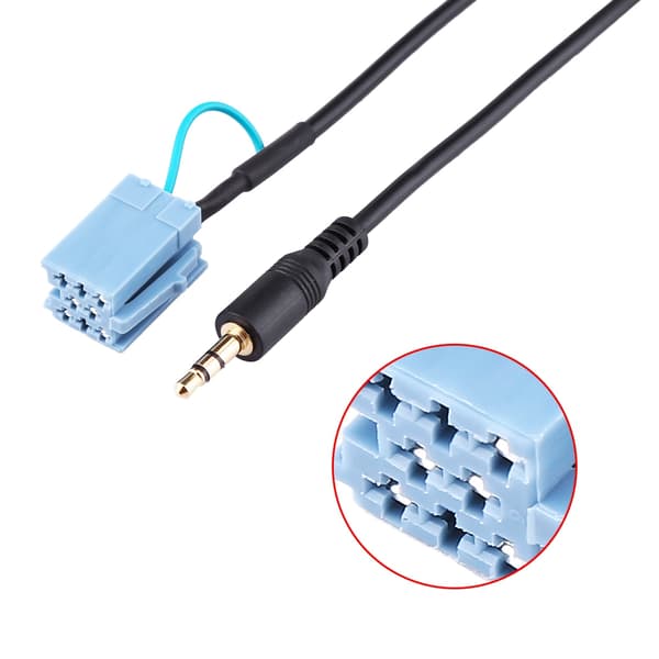 3,5 mm stikprop bil AUX lydkabel adapter til Benz Smart 450
