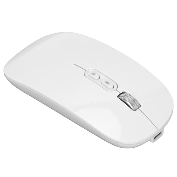 Trådløs mus 1600 DPI AI Optisk Stemmeoversættelse Computer Laptop Hvid