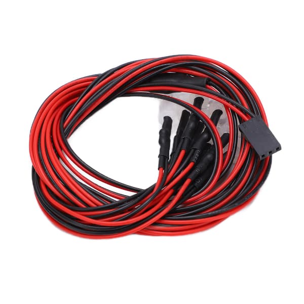 RC Bil LED Frontlyktsett Tredje Kanals Kontrollbryter Aksial SCX10