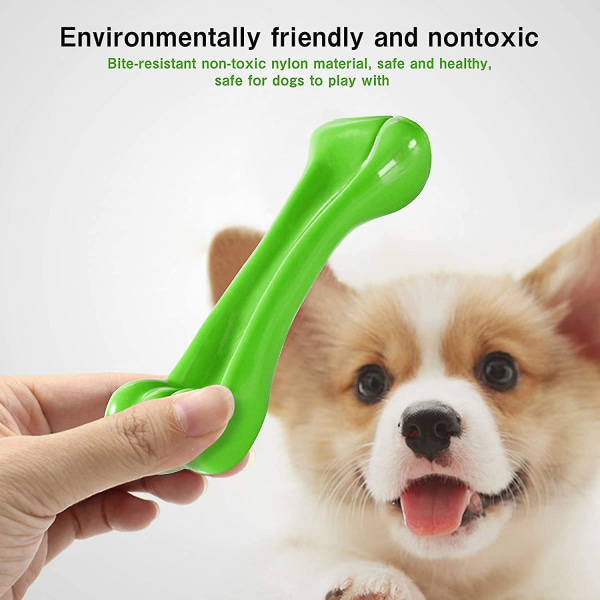 Hundetyggetøj, naturgummiknogle, interaktivt legetøj, hundetandbørste