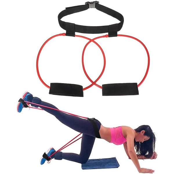 Naisten saappaiden vyötärön vyö - vastusnauha - vyötärövyö - säädettävä harjoituslenkki Naisten elastiset lihakset Trainer Fitness Body glute Lifter Ex