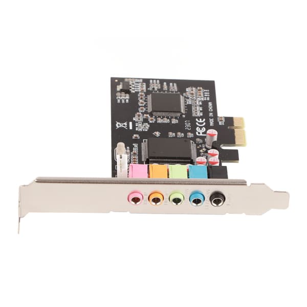 6-kanals stereo desktop lydkort lydsignalomformer med driver-CD