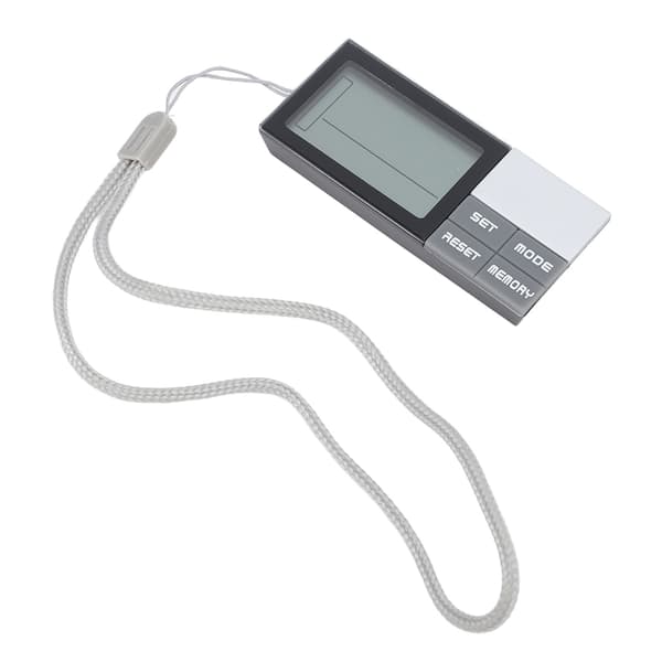 Mini Digital LCD Skridttæller Bærbar 3D Gå-skridttæller