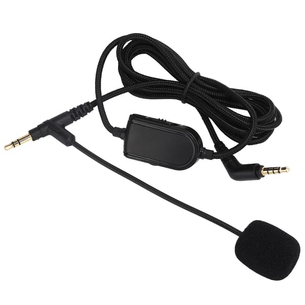 VMODA Gaming Headset Lydkabel med Volumekontrol Sort
