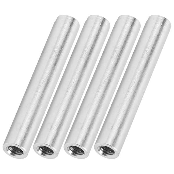 4 stk. avstandsstykke med innvendig gjenge, aluminiumsmateriale, støttesøyle, robotakseltilbehør M4x0,7 mm