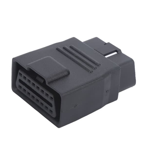 16-pinners OBD2 Plugg Adapter Hann til Hunn ABS Plast Kode Leser Feilsjekk OBD Kontakt