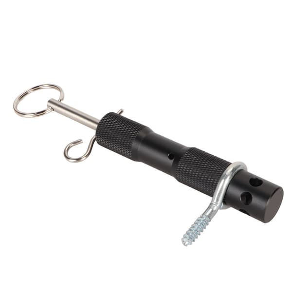 Perimeter Trip Alarm Metal Camping Trip Wire Tidlig Advarsel Sikkerhedssystem Sort