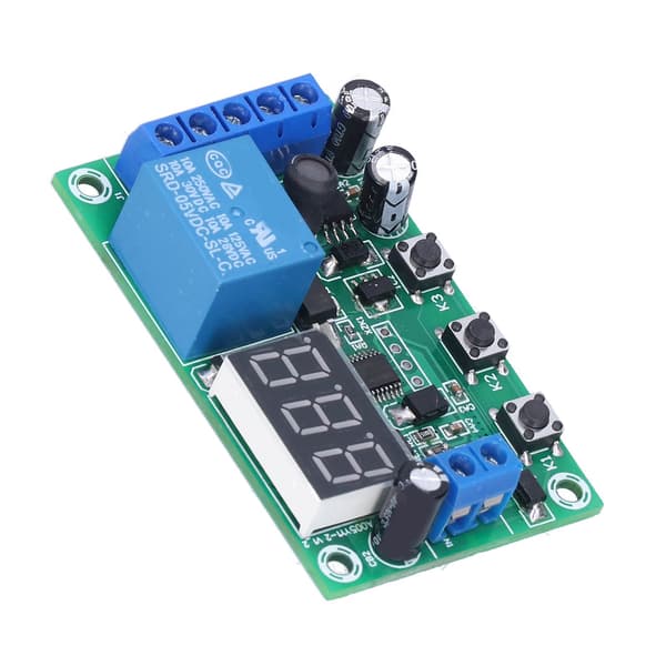 12V DC Strømdetekteringsmodul Relækontakt Sensor Digital Display Motorstyring