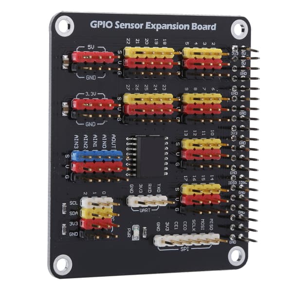 Raspberry Pi 4B 3B Plus AD DA Utvidelseskort Digital Analog Konvertering Spenningsdeteksjon
