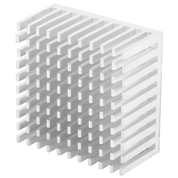 5 STK Aluminium Køleplade Modul 40x20x40mm Kølefinne Radiator til Ventilator PCB Board Sølv