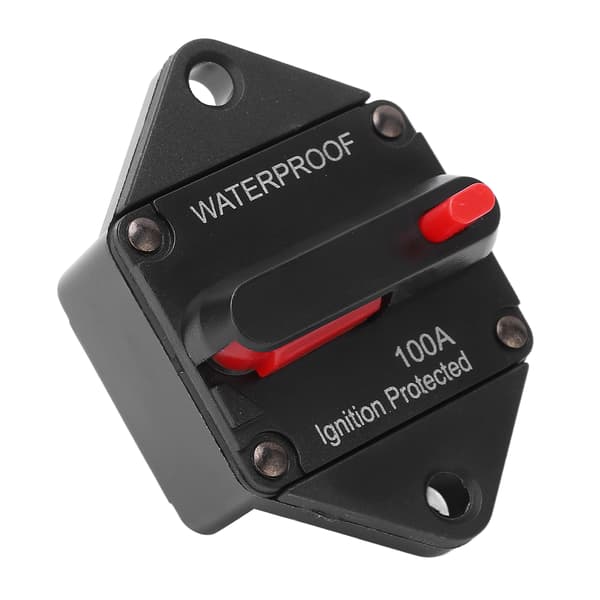 DC 32V 100A Manuell Reset Vanntett Strømbryter for Bil Marine Båt Lastebil Buss RV ATV