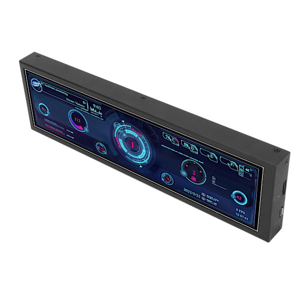 8,8-tommers PC Temp Monitor 1920x480 60Hz AIDA64 Sensor Panel Display CPU GPU SSD Temperaturdatamonitor for Windows Linux