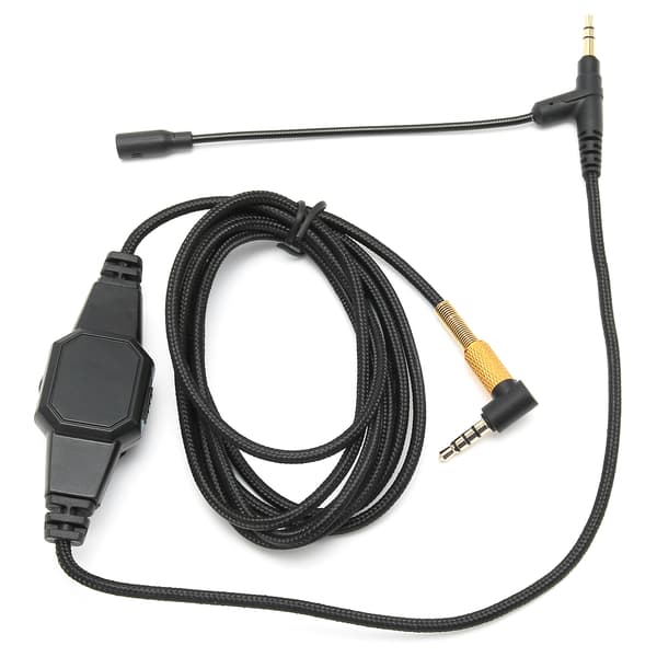 VMODA MSR7 H6 Boom Mic Kabel 3.5mm Headset Audioledning med Mikrofon og Volumekontrol