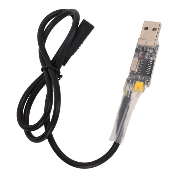 Elektrisk sykkel USB-programmeringskabel 5-pinners hun USB 2.0-plugg for BBS01 Mid Drive-motor