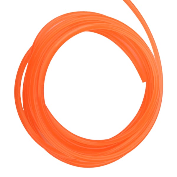 Orange slät yta PU polyuretan rundrem för drivöverföring (8mm*5m)