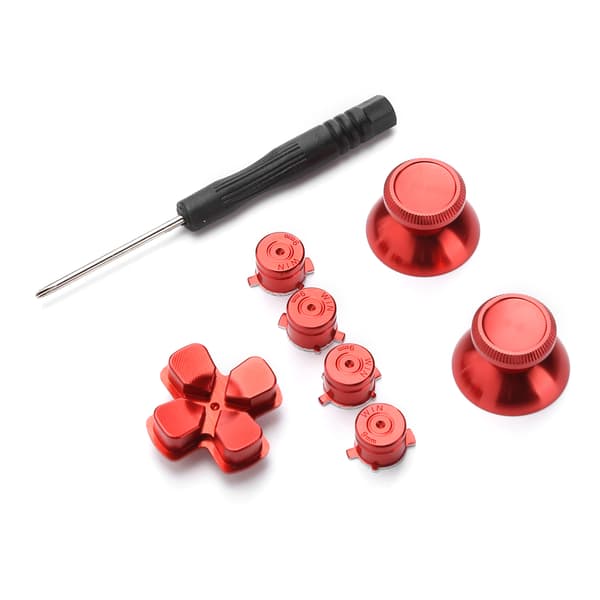 PS4 Kontroller Joystick Erstatning Metallknapp Thumbstick Grip Simulering