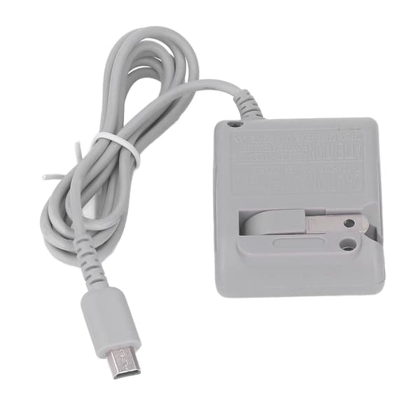 Sammenfoldelig 45 tommer strømadapter vægoplader 100-240V US-stik til DS Lite spillekonsol