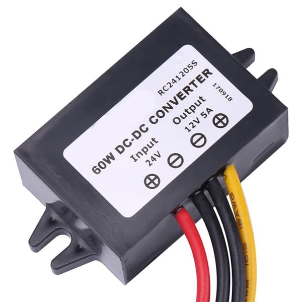 DC24V til 12V 5A 60W Step Down Buck Converter Spændingsregulator Modul Vandtæt IP68