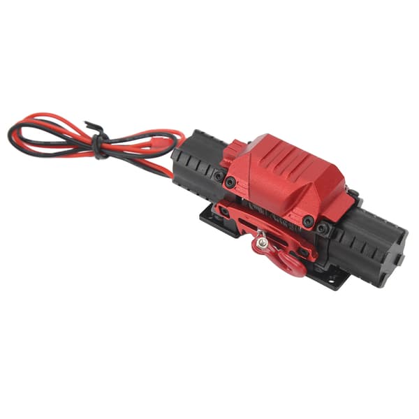 Professionel aluminiumslegering højsimulerings dobbeltmotor RC bilspil sort