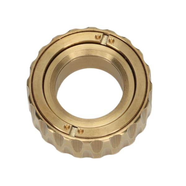 Metal Roterende Skraldering Guld Stress Relief Sensorisk Fidget Legetøj til Voksne
