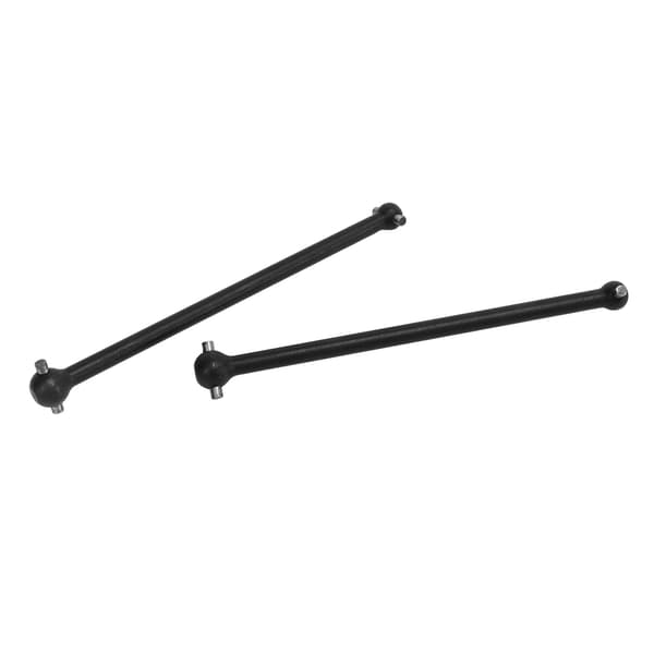 2 stk. 107 mm stål bageste drivaksel Dogbone til ARRMA 1/7 1/8 RC bil udskiftning sort