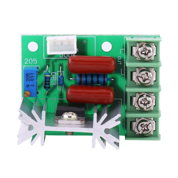 50-220V AC 2000W SCR Spenningsregulator Temperatur Motorhastighetskontroller Lysdimmer