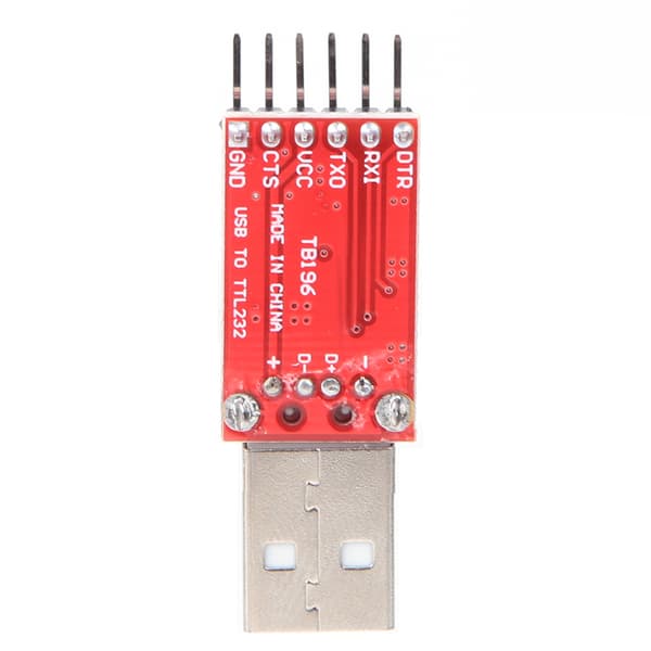USB TTL RS232 -sarjaportti CH340 -muunnin Arduinolle