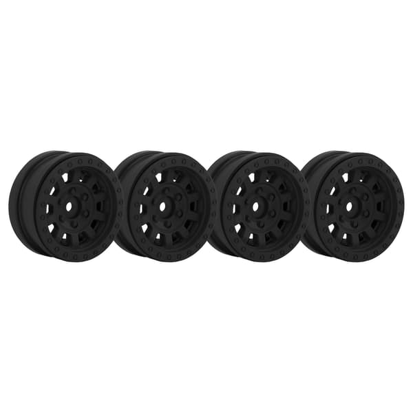 19 Tommer RC Beadlock Hjul til Axial SCX10 Traxxas 1 10 Crawler Biler Sort