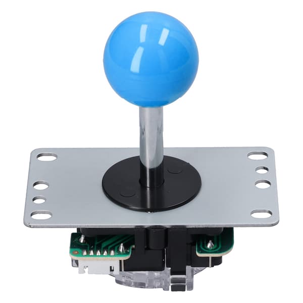 QM070901 Noll Fördröjning Arkadspel Joystick DIY Kit med Encoder Board 10 Knappar för MAME Blå