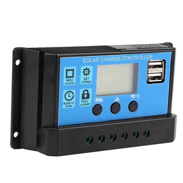 60A PWM Solarladdningsregulator 12V 24V Auto